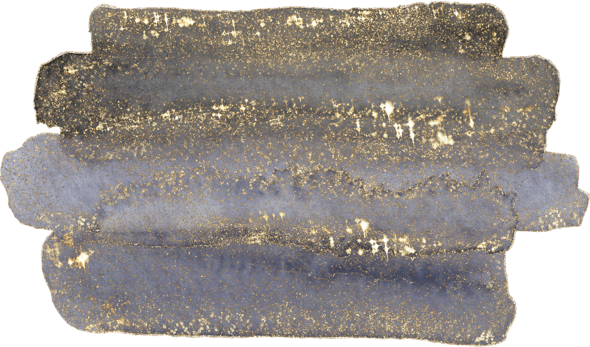 Glitter abstract watercolor