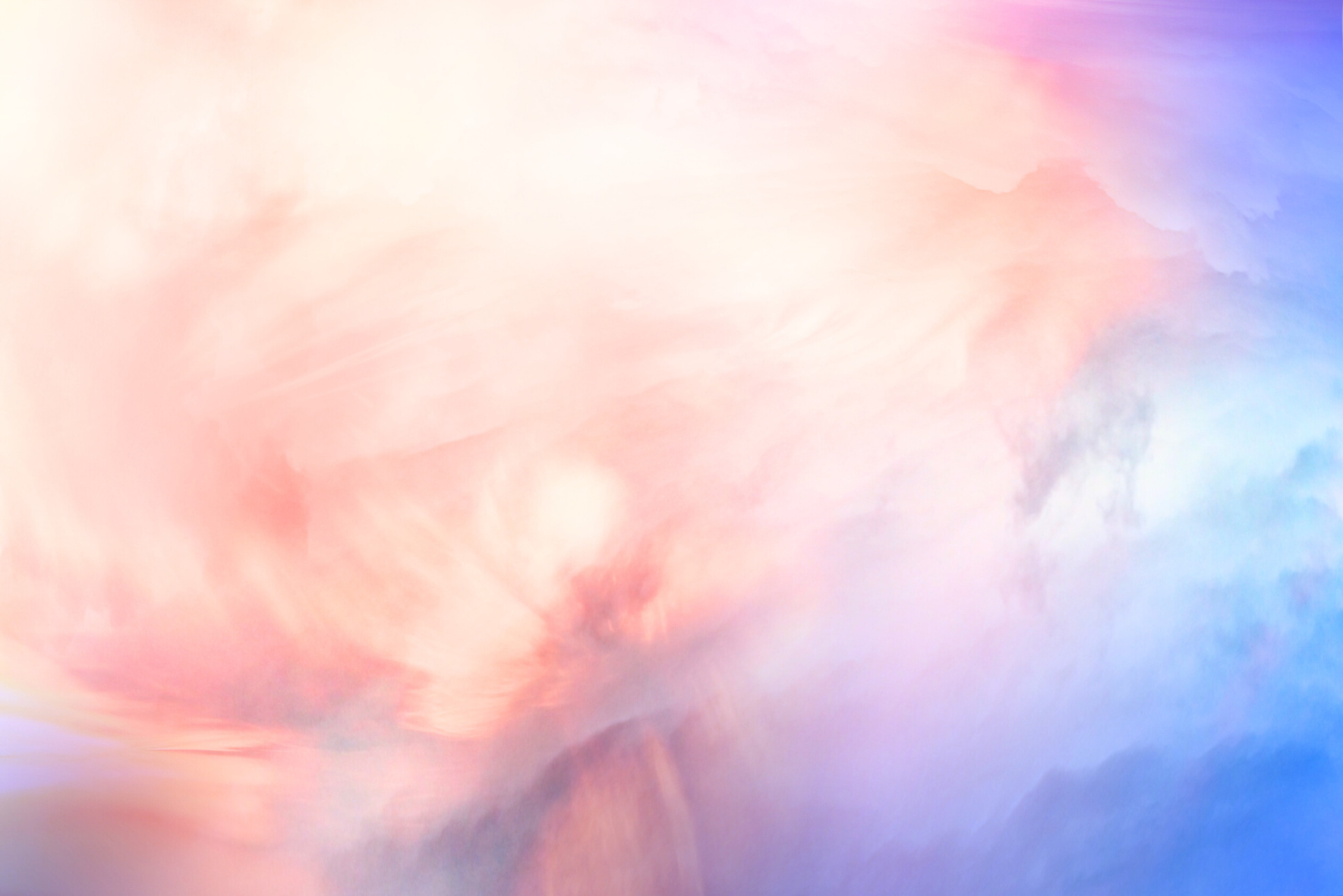 Abstract Watercolor Background Sunset Sky Orange Purple